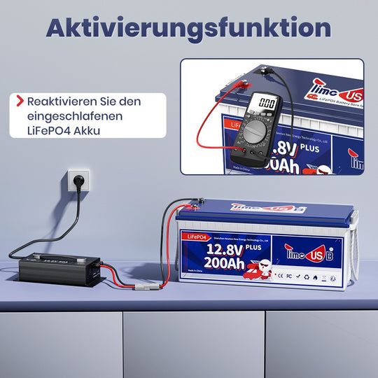 Aktivierungsfunktion für LiFePO4-Batterien