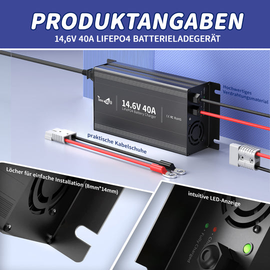 Produktangaben von Timeusb 12V Ladegerät 40A