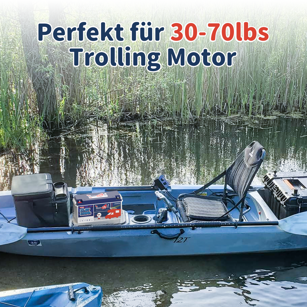 Gebraucht - Wie neu - Timeusb LiFePO4 100Ah Sturdy 12V Batterie, Kapazität 110Ah