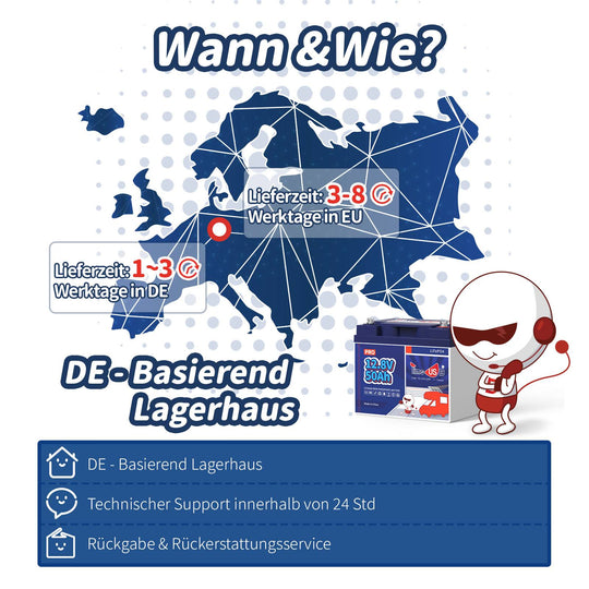Gebraucht - Wie neu - Timeusb LiFePO4 50Ah Pro Lithium Batterie 12V