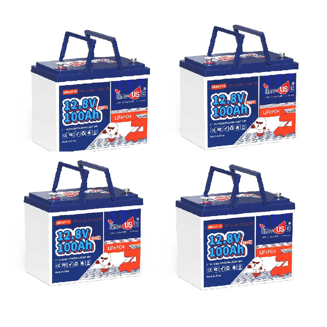 TimeUSB ηλιακή μπαταρία 12V lifepo4 100ah mini