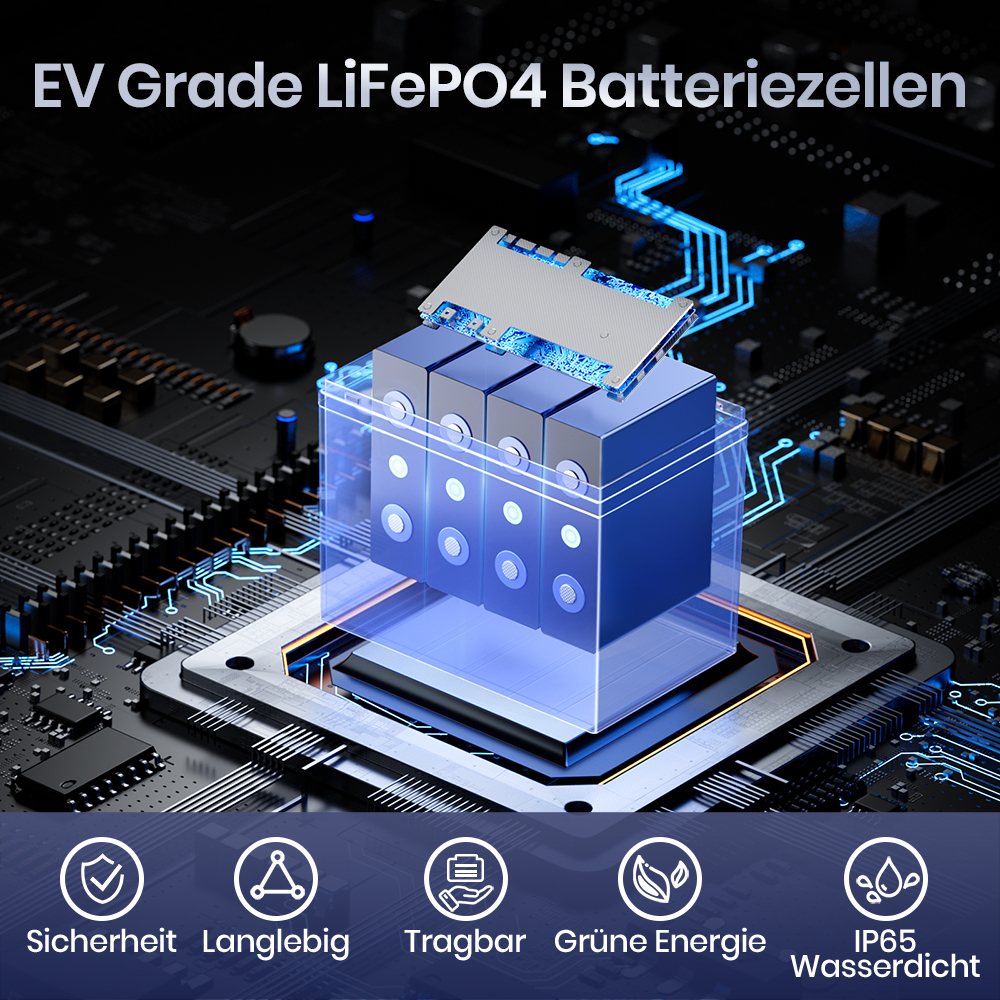 Eigenschaften der EV Grade LiFePO4 Batterie