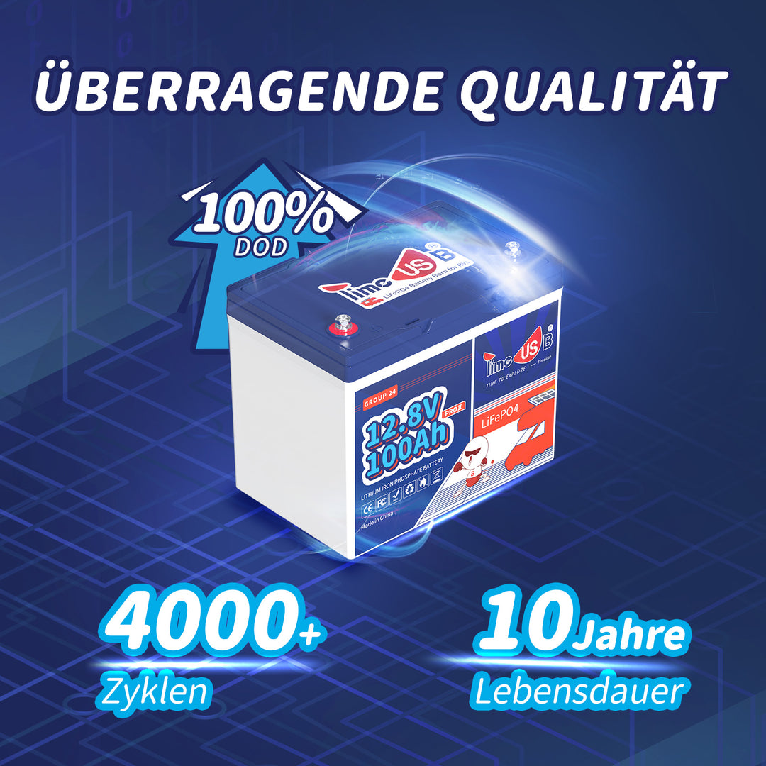 Eigenschaften der LiFePO4 Batterie 12V 100Ah Mini