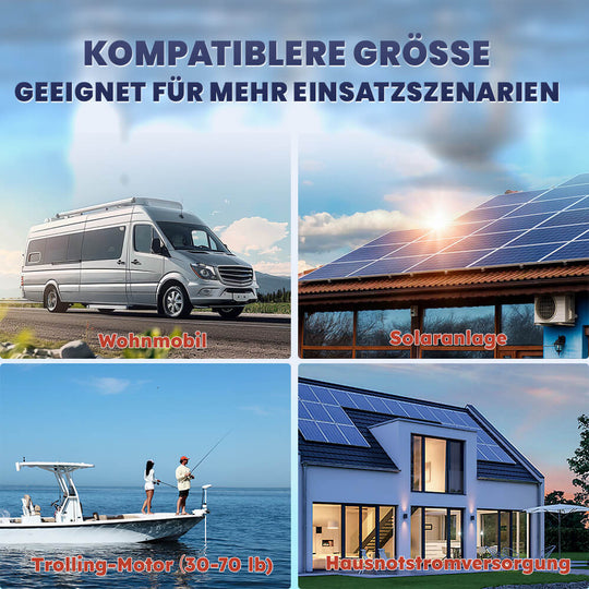 Geeignet für verschiedene Szenarien, wie Wohnmobil, Camping, Boot, Inselanlage