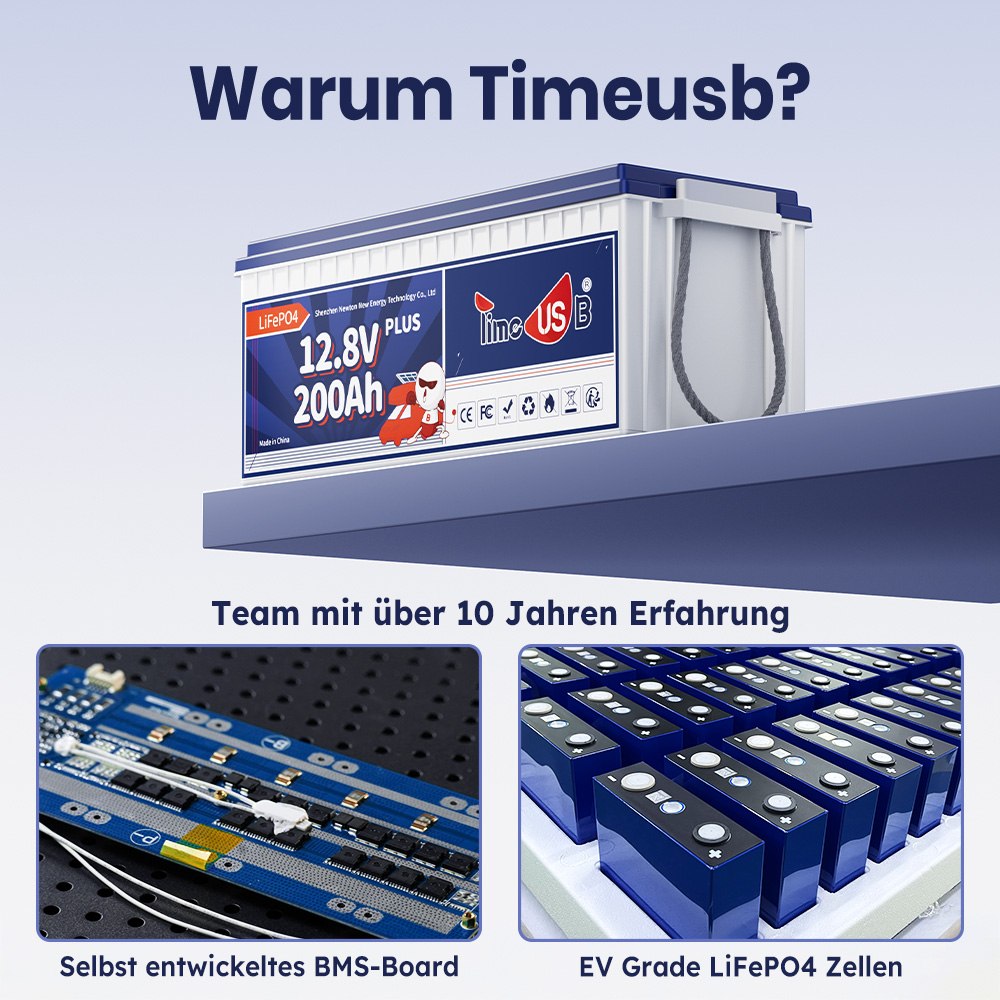 Gründe für die Wahl des Timeusb LiFePO4 Akkus