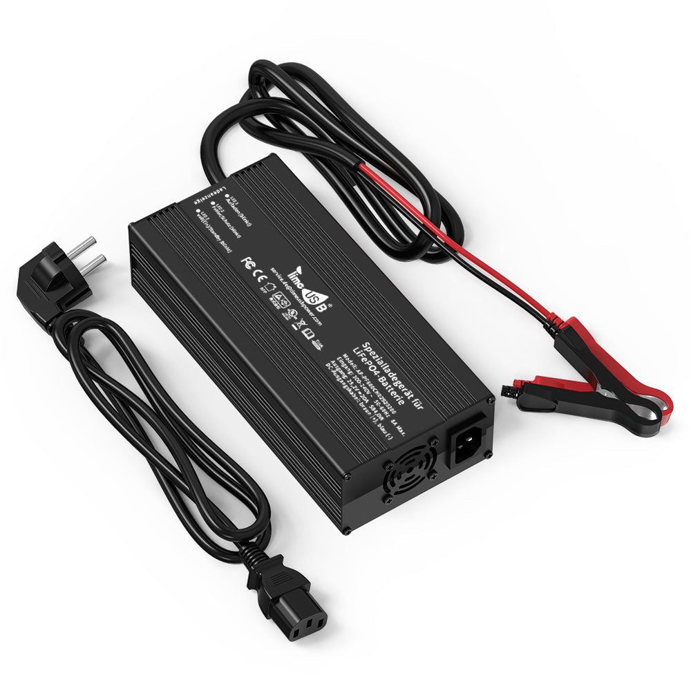 Used - Like new - Timeusb LiFePO4 charger 29.2V 20A for 24 volt battery