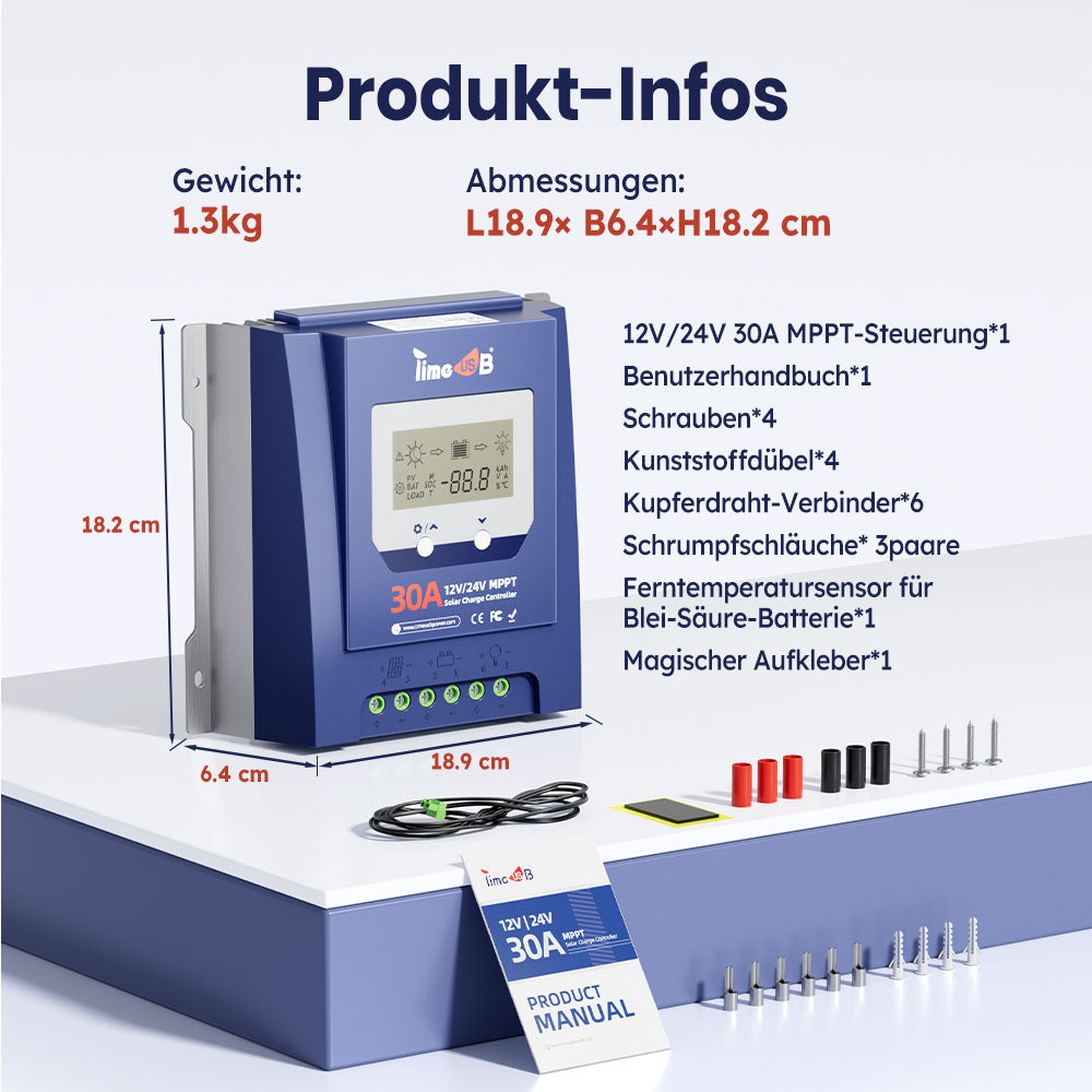 Timeusb MPPT Produkt-Infos